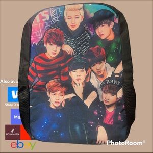NWOT BTS Light Weight School Backpack Merch